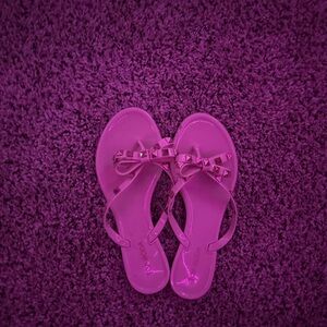 Vibrant Nude Sandles with Bow